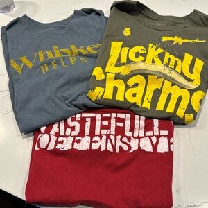 Bundle of grunt style shirts